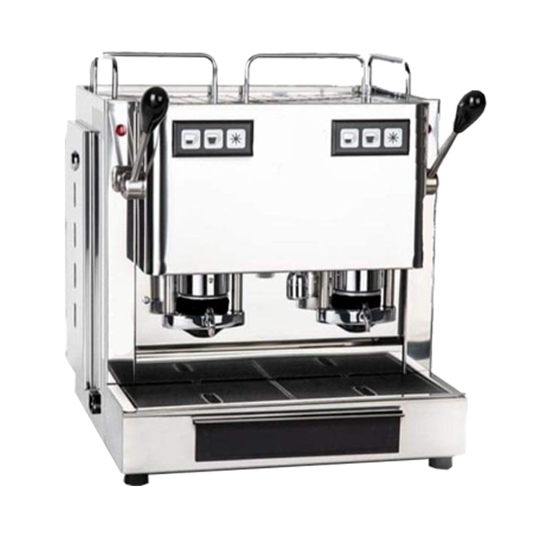 [MAS-010] Spinel Minimini 2 Gruppen & Heisswasser Inox XL Automatisch Dosiert - Kaffeemaschine für E.S.E Pads