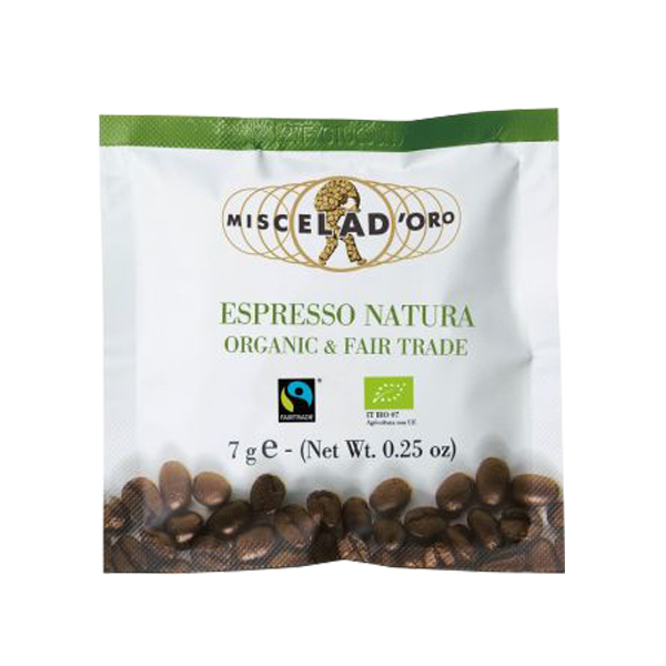 [PAD-021] Miscela D'oro dosettes Espresso Natura bio et équitable (50 dosettes)